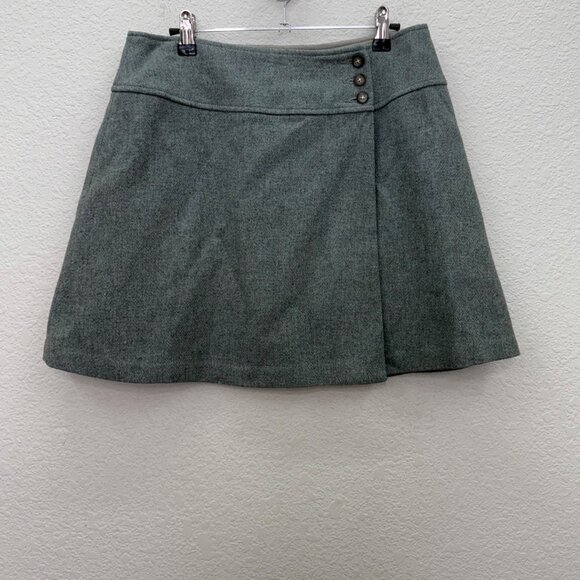 VTG Eddie Bauer Wool Blend Academia Skirt Womens size 12 Petite - Picture 1 of 7